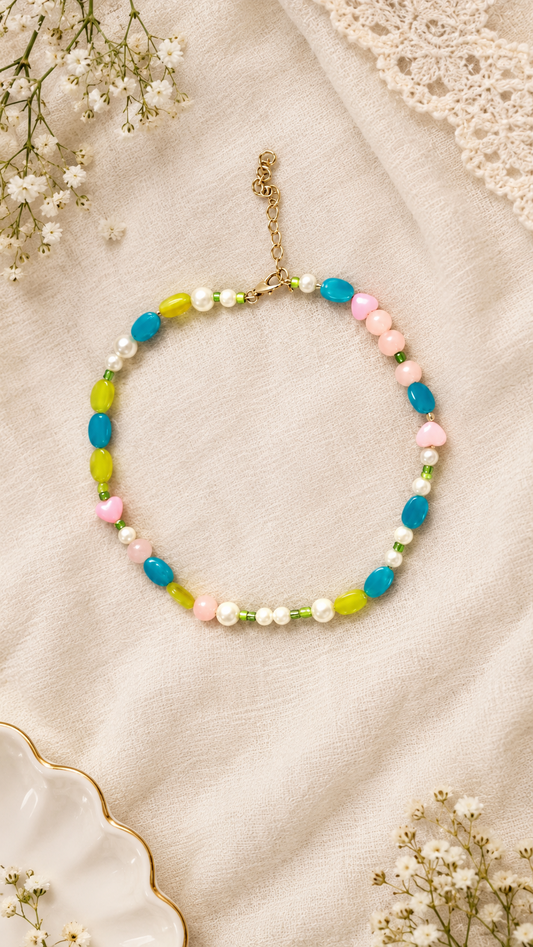 multibead beaded necklace