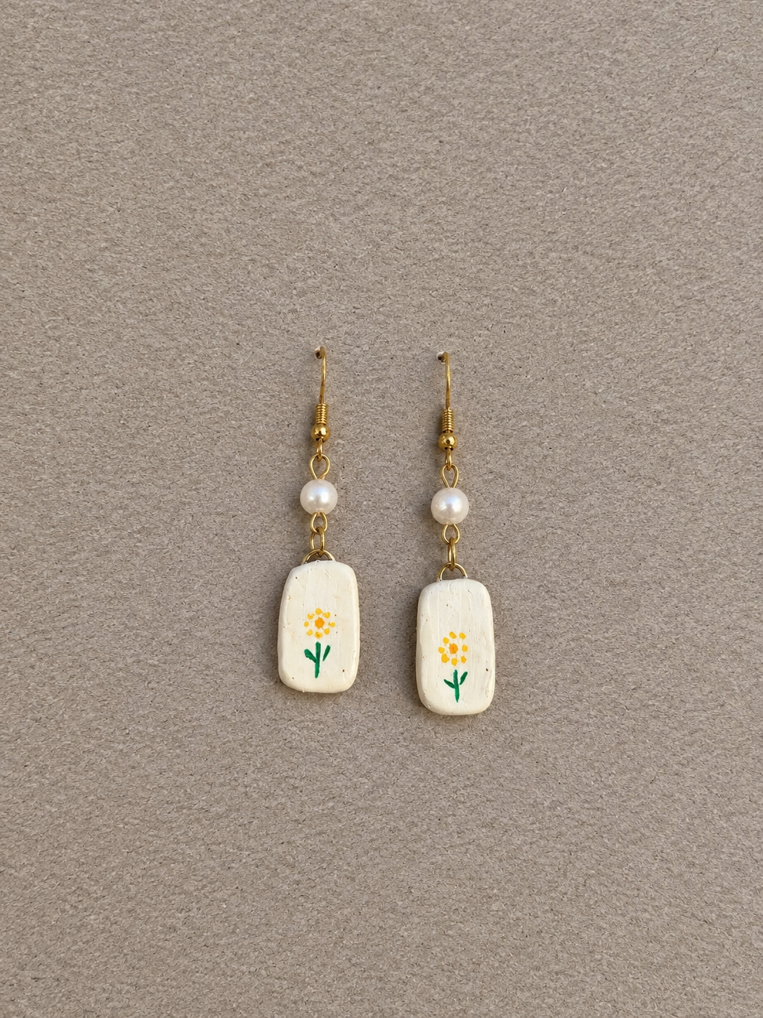 sunflower earrings