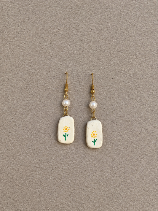 sunflower earrings